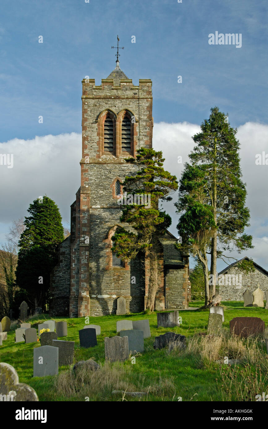 Church of Saint Luke, Lowick. Lake District National Park, Cumbria, England, United Kingdom, Europe. Stock Photo