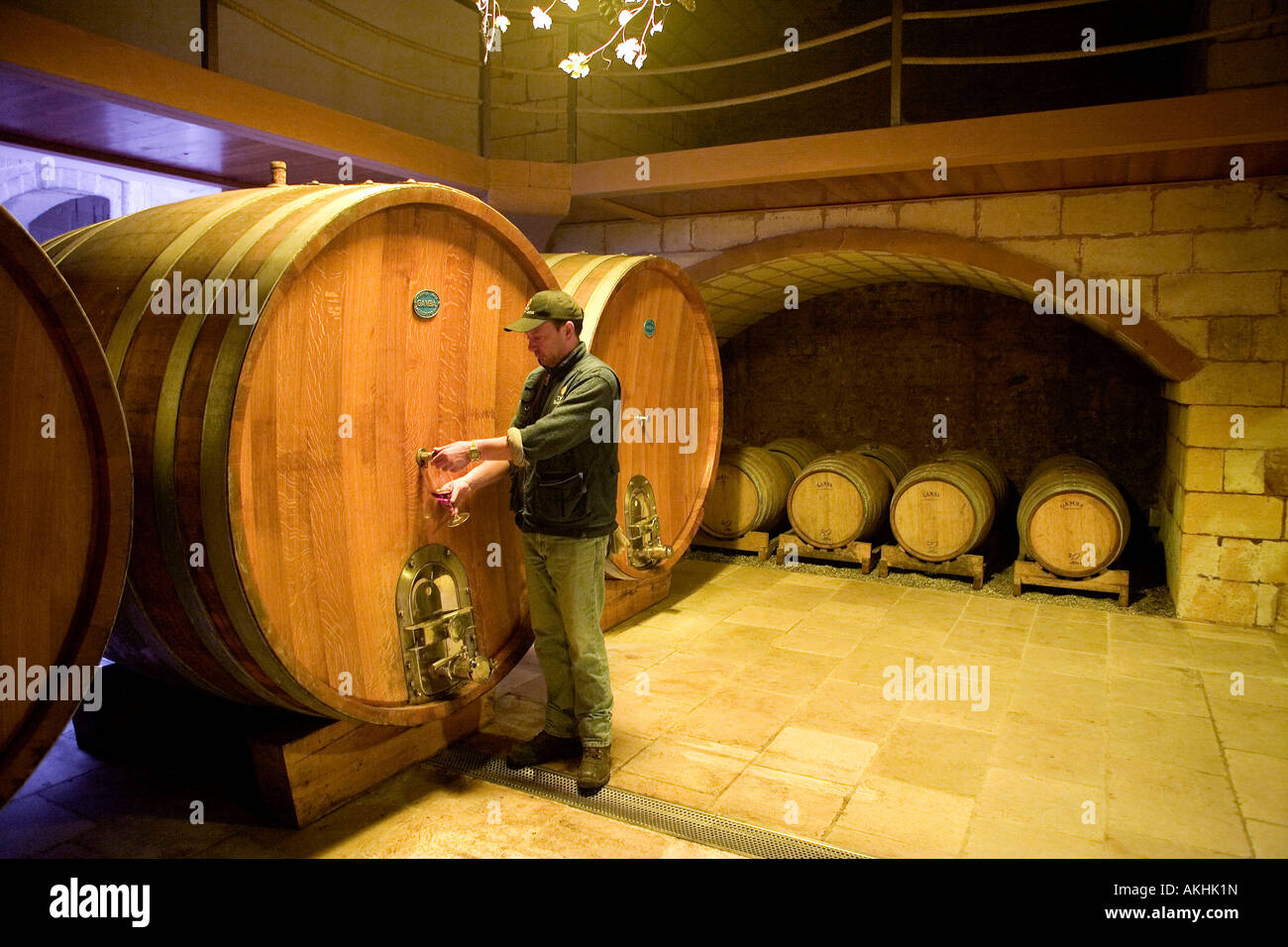 Cellar, Tenute di Al Bano Carrisi, Cellino San Marco, Puglia, Italy
