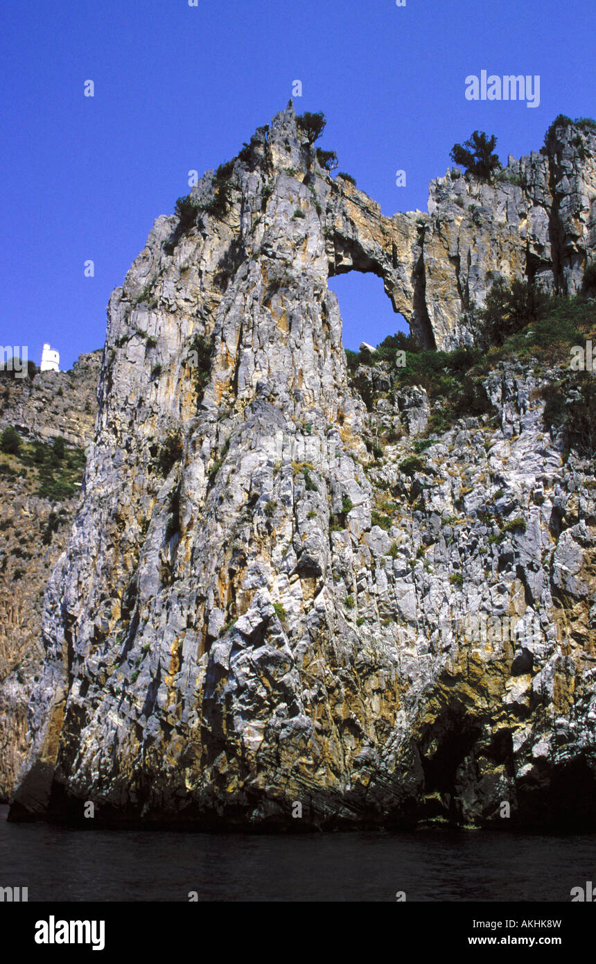 Natural arch, Capo Palinuro, Parco Nazionale del Cilento e Vallo di