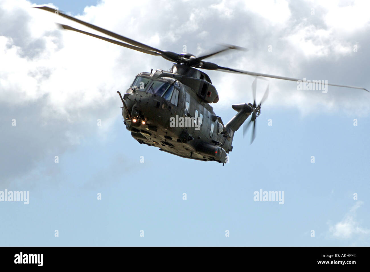 The RAF EH101 Merlin Helicopter Stock Photo - Alamy