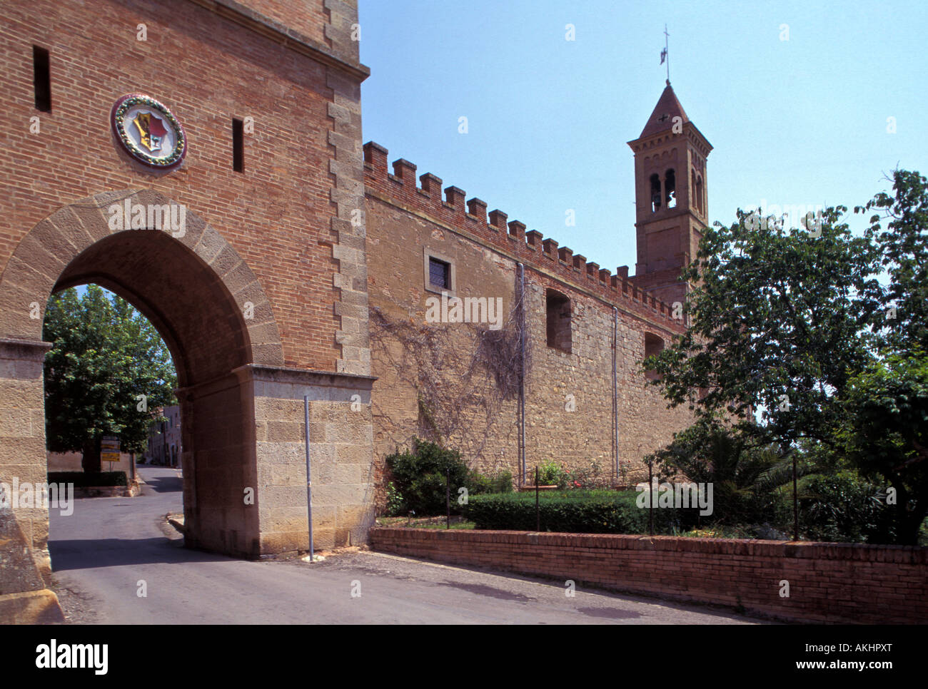 Conti della Gherardesca castle, Bolgheri, Tuscany, Italy Stock Photo
