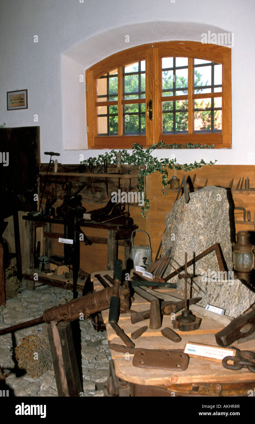 Cultura Marinara museum, Caprera island, Sardinia, Italy Stock Photo ...