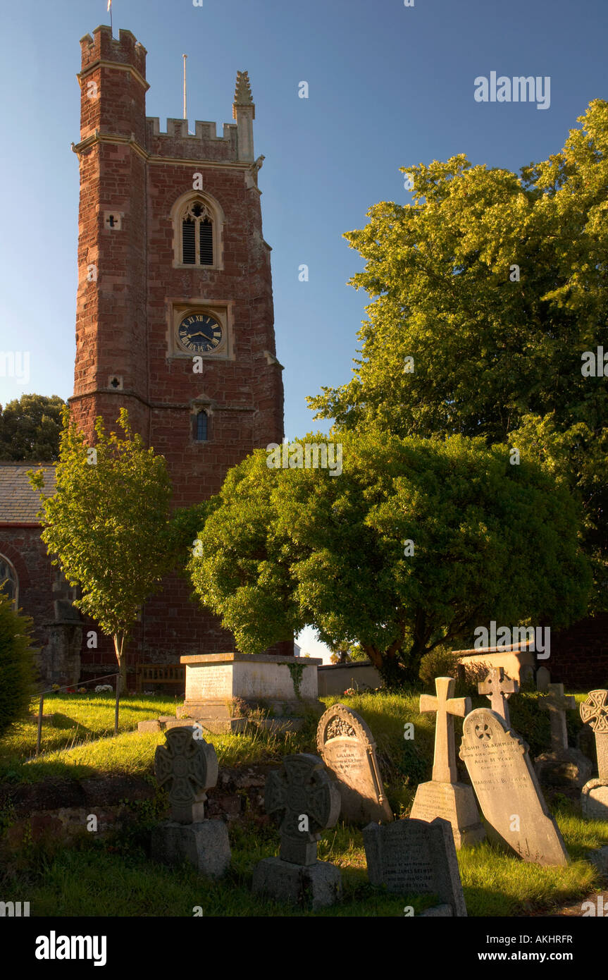 St Michaels and all angels church Alphington Exeter Devon UK Stock Photo