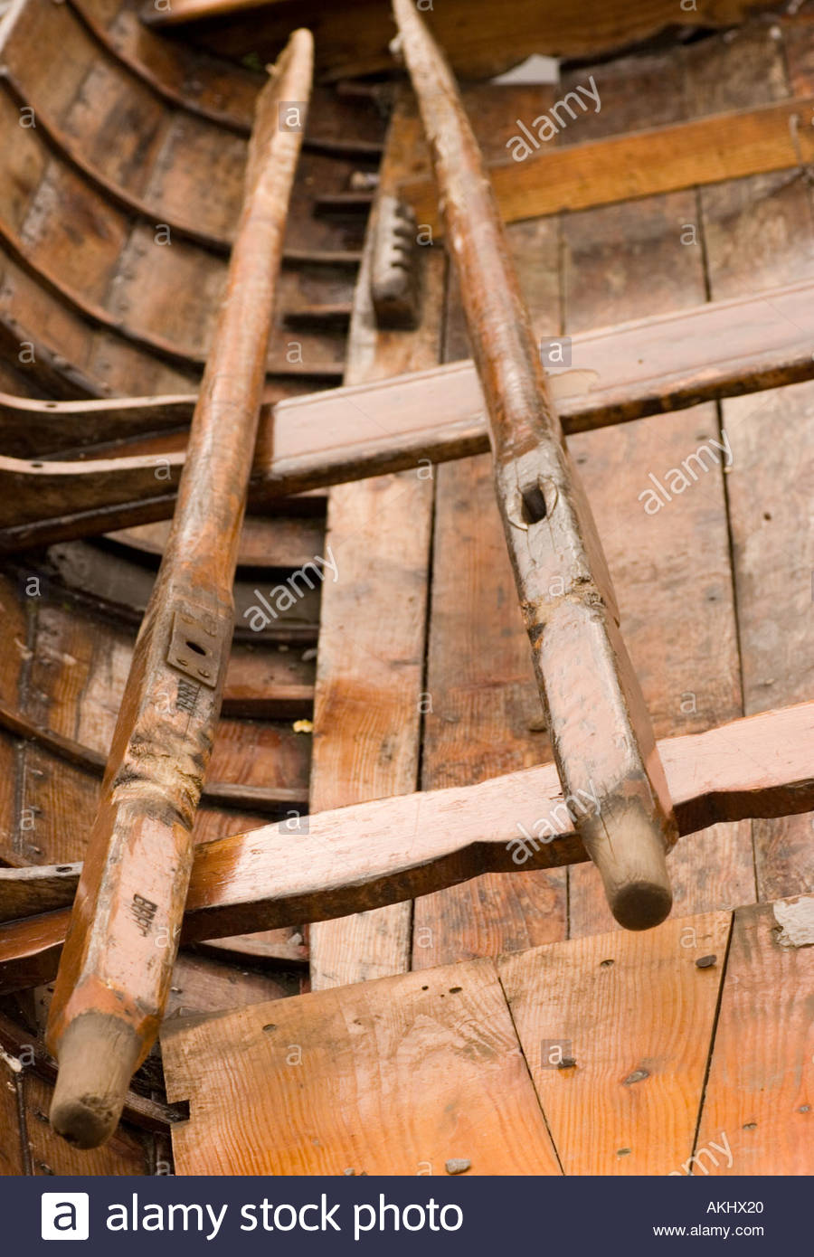 Rowing Boat Oars High Resolution Stock Photography and Images Alamy