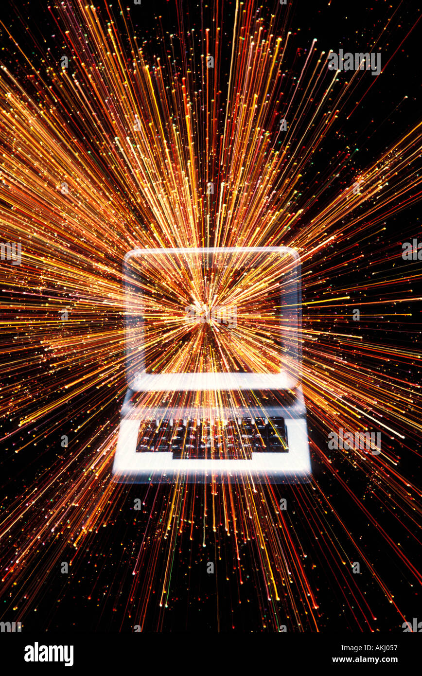 Exploding computer hi-res stock photography and images - Alamy