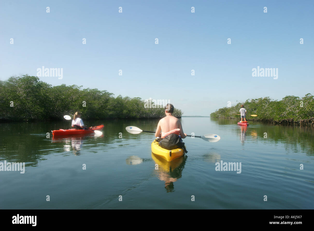 kayaking trip from key west in the florida keys Stock Photo Alamy