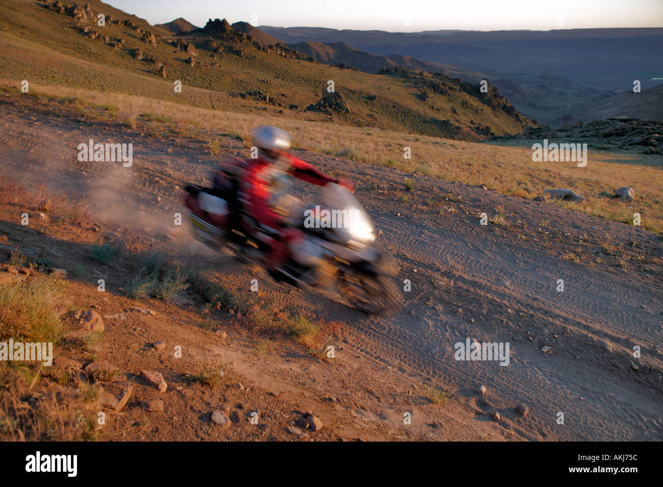 Motorcycle Riding Grasslands High Resolution Stock Photography and ...