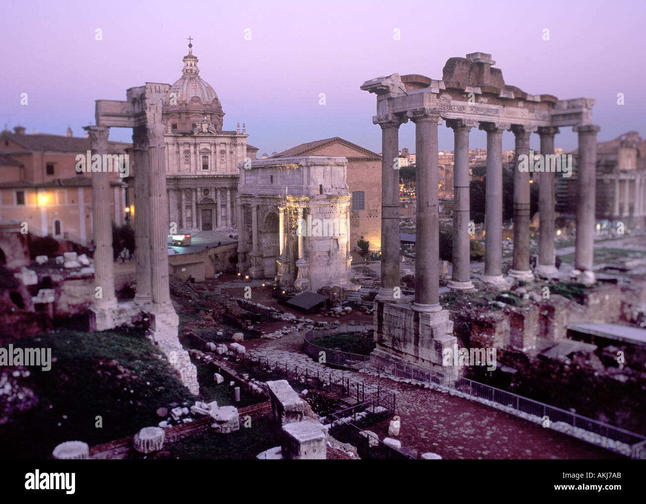 Roman forum column structures hi-res stock photography and images - Alamy