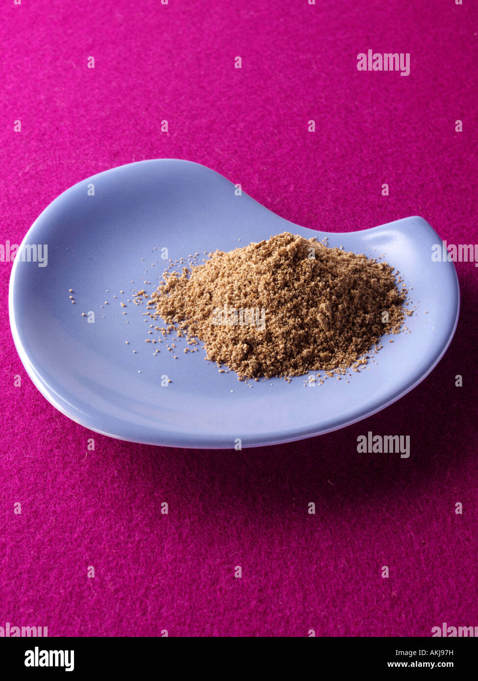 A dish of ground coriander spice Indian seasoning ingredients editorial food Stock Photo Alamy