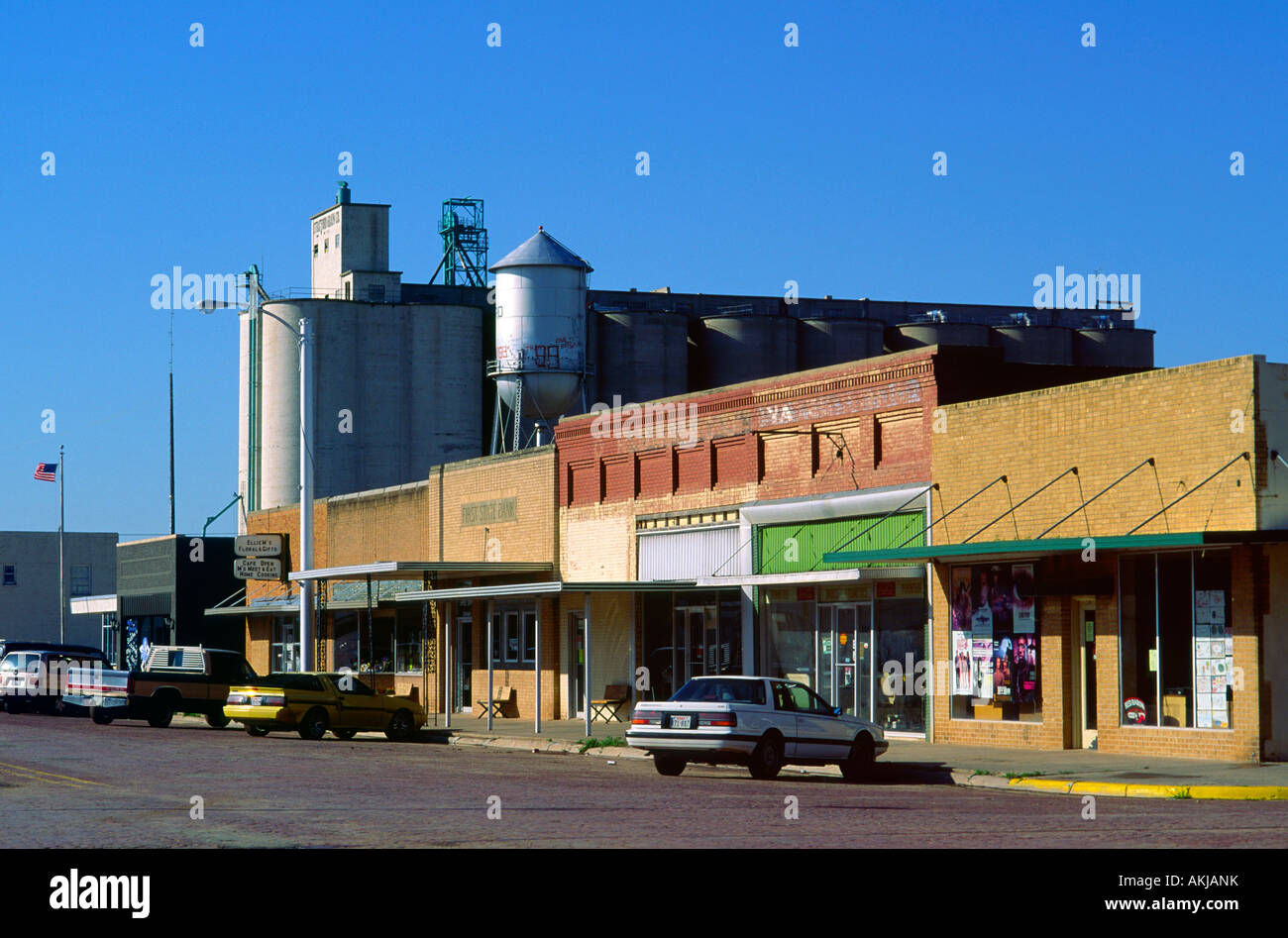 Main Street, Center of town, Stratford, Texas Stock Photo Alamy