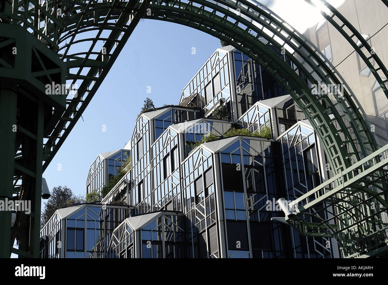 architecture in Les Halles Paris France Stock Photo