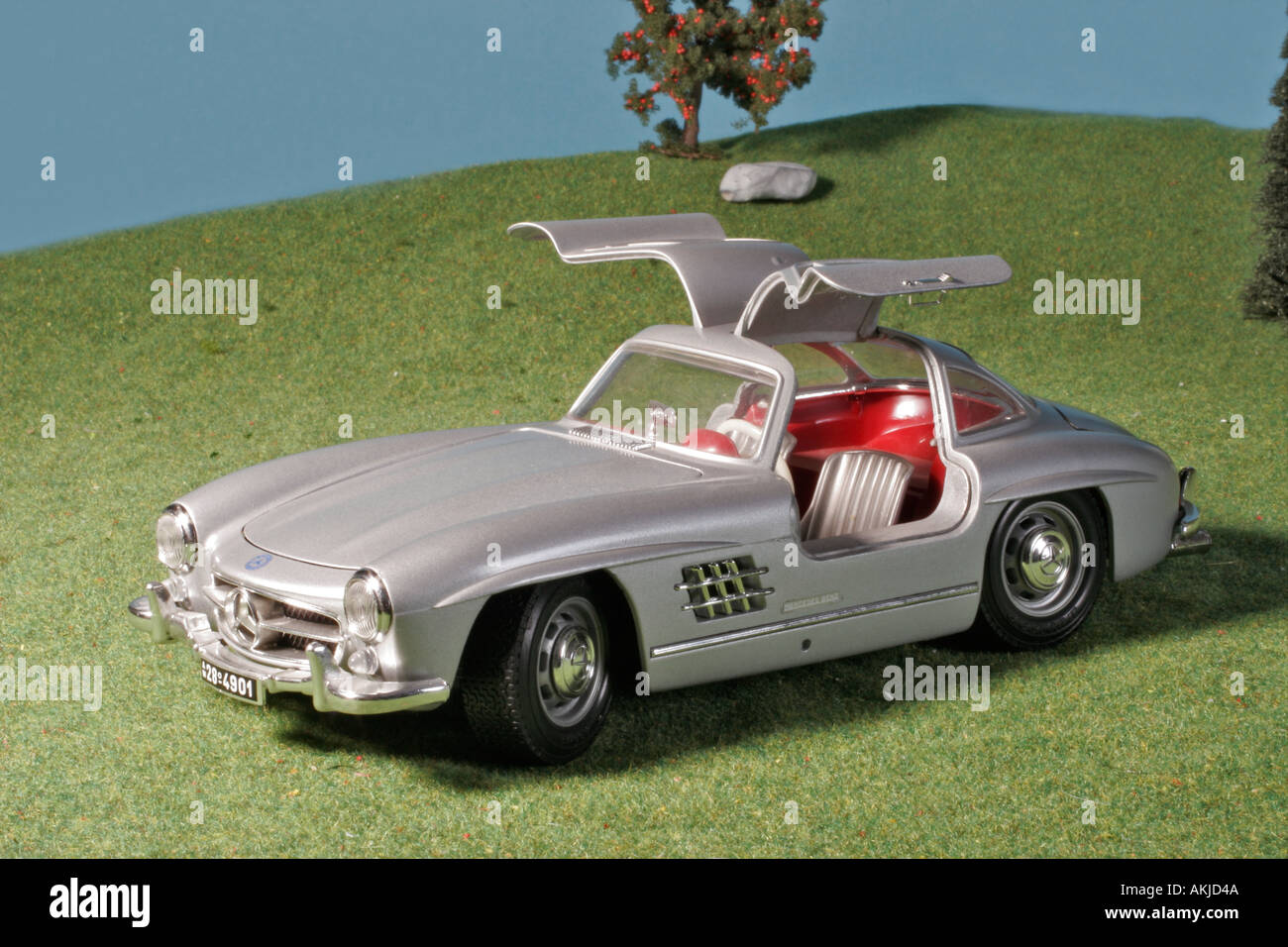 Oldtimer Car Model Mercedes 300 Sl 1954 Stock Photo Alamy