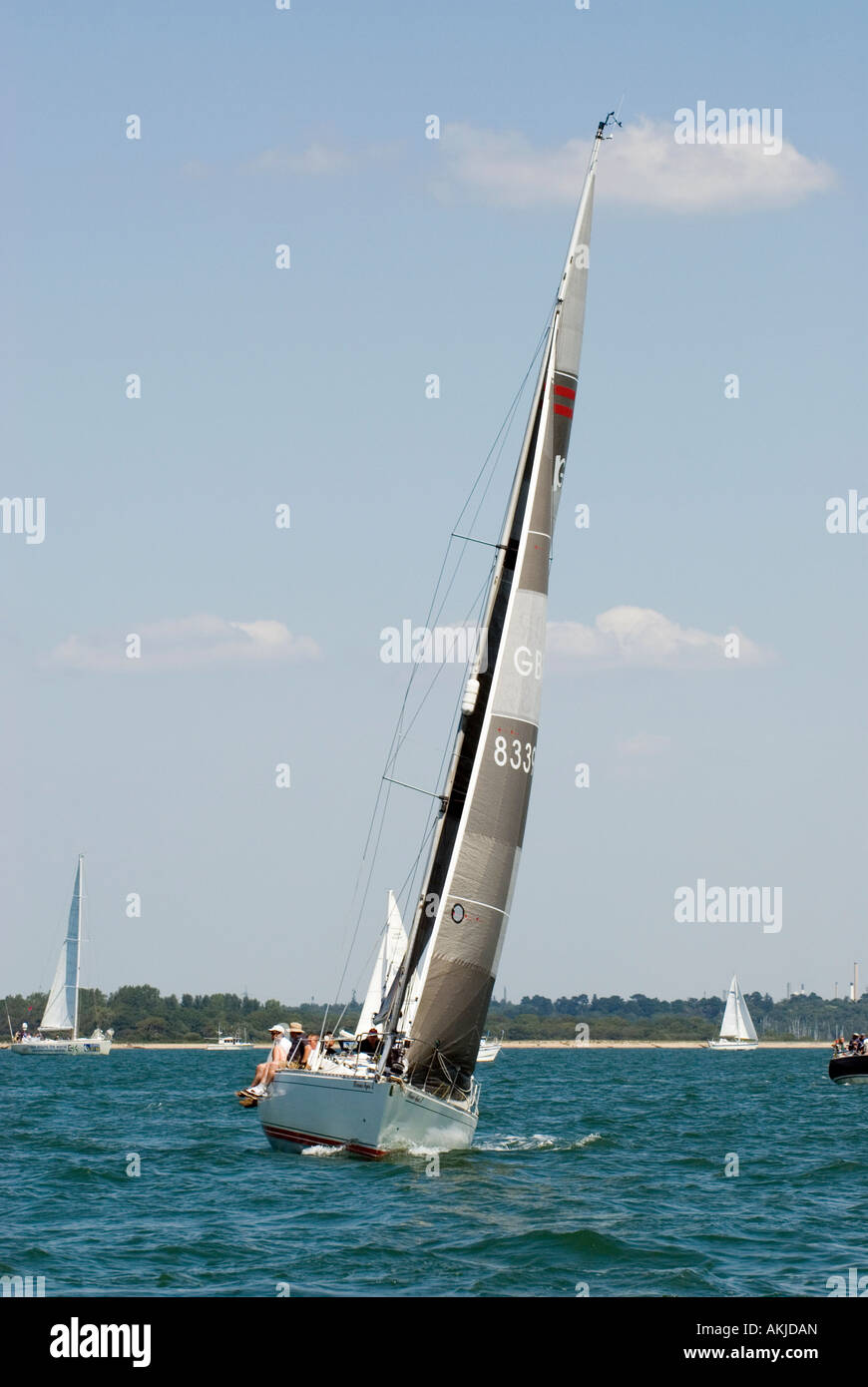 Florence Agnes II the Sigma 38 yacht of Roger Evans taking part in the