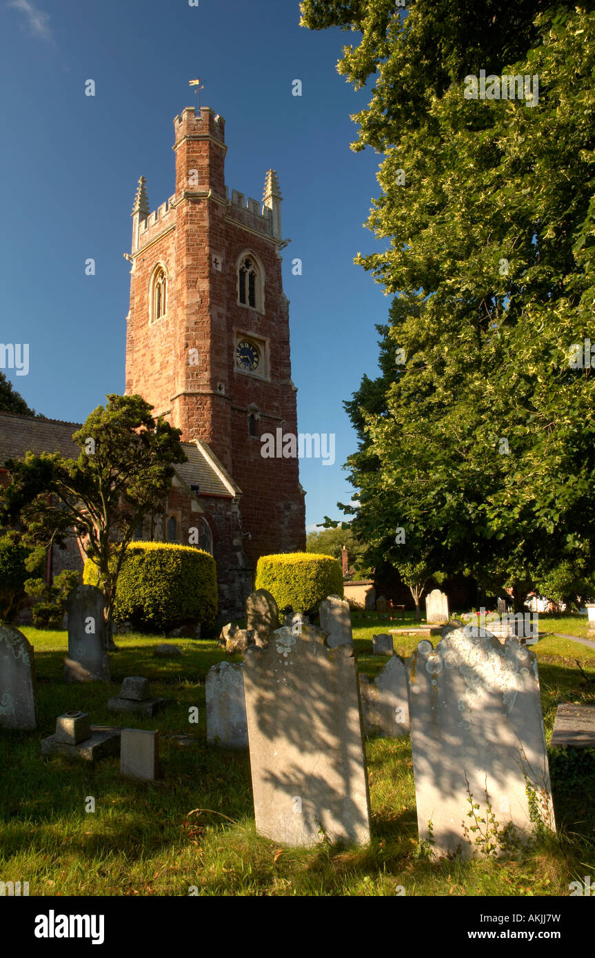 St Michaels and all angels church Alphington Exeter Devon UK Stock Photo