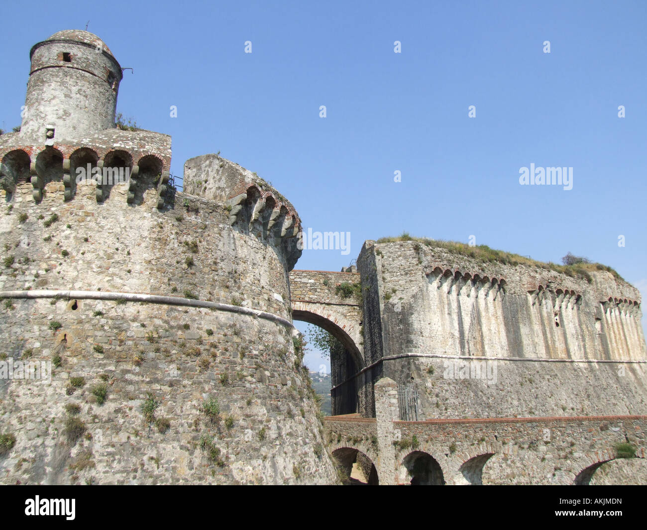 Fortress sarzanello hi-res stock photography and images - Alamy