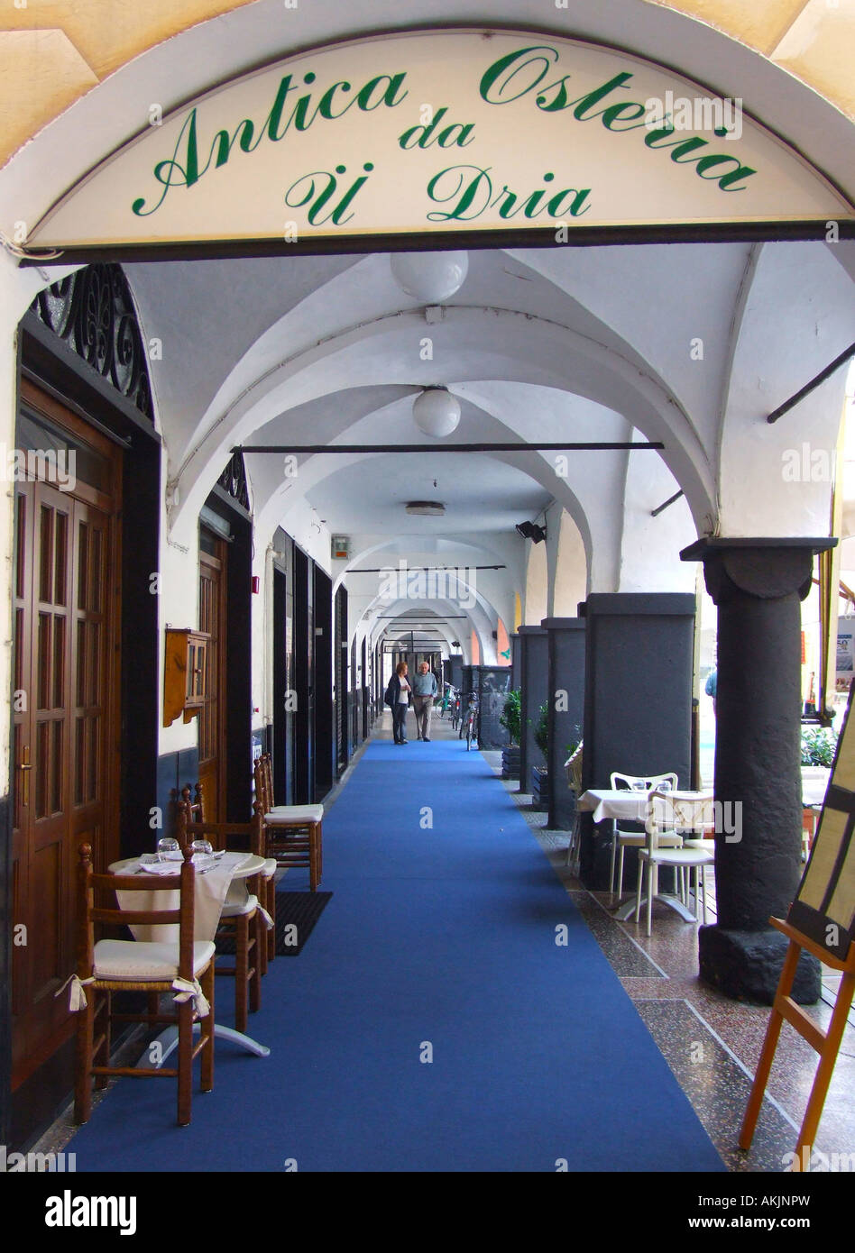 Antica Osteria da U Dria restaurant, Chiavari, Ligury, Italy Stock Photo