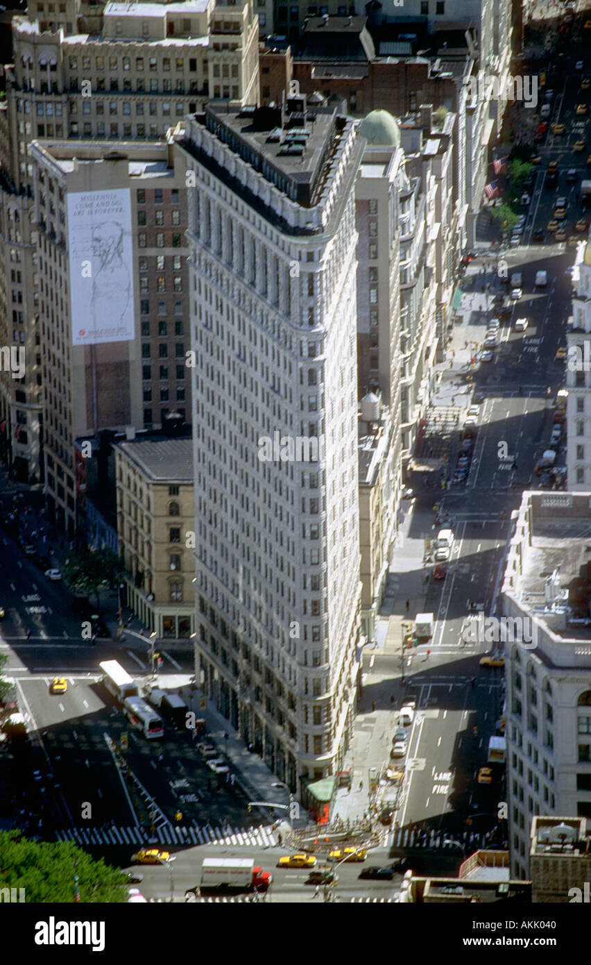 Flatiron Building Manhattan NYC USA Stock Photo