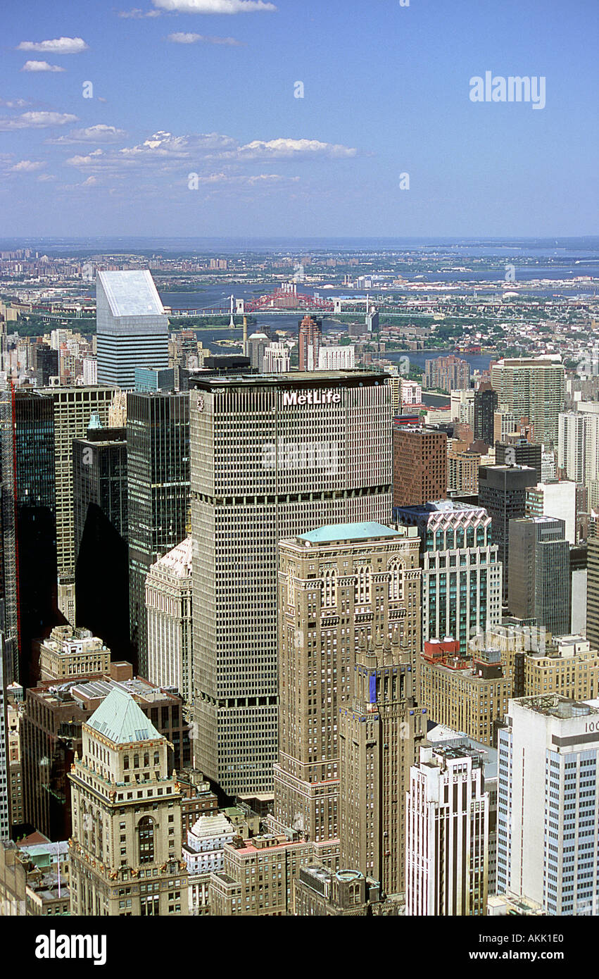 New York City Skyline Midtown Manhattan NYC USA Stock Photo