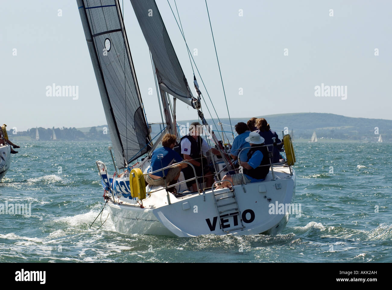 veto-westerly-gk33-yacht-entered-hi-res-stock-photography-and-images