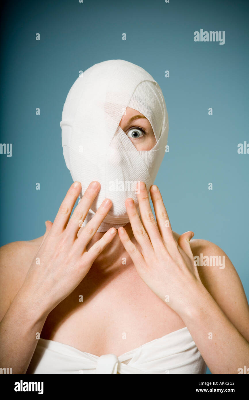 wrap in bandages