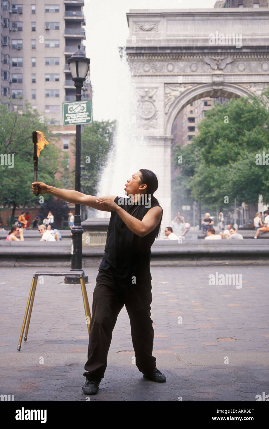 Washington Square Park New York City NYC Stock Photo - Alamy