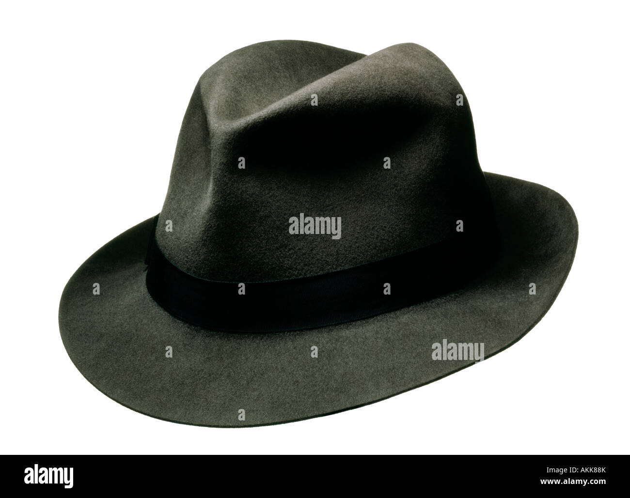 FELT TRILBY HAT SIMILAR AS WORN BY FRANK SINATRA Stock Photo