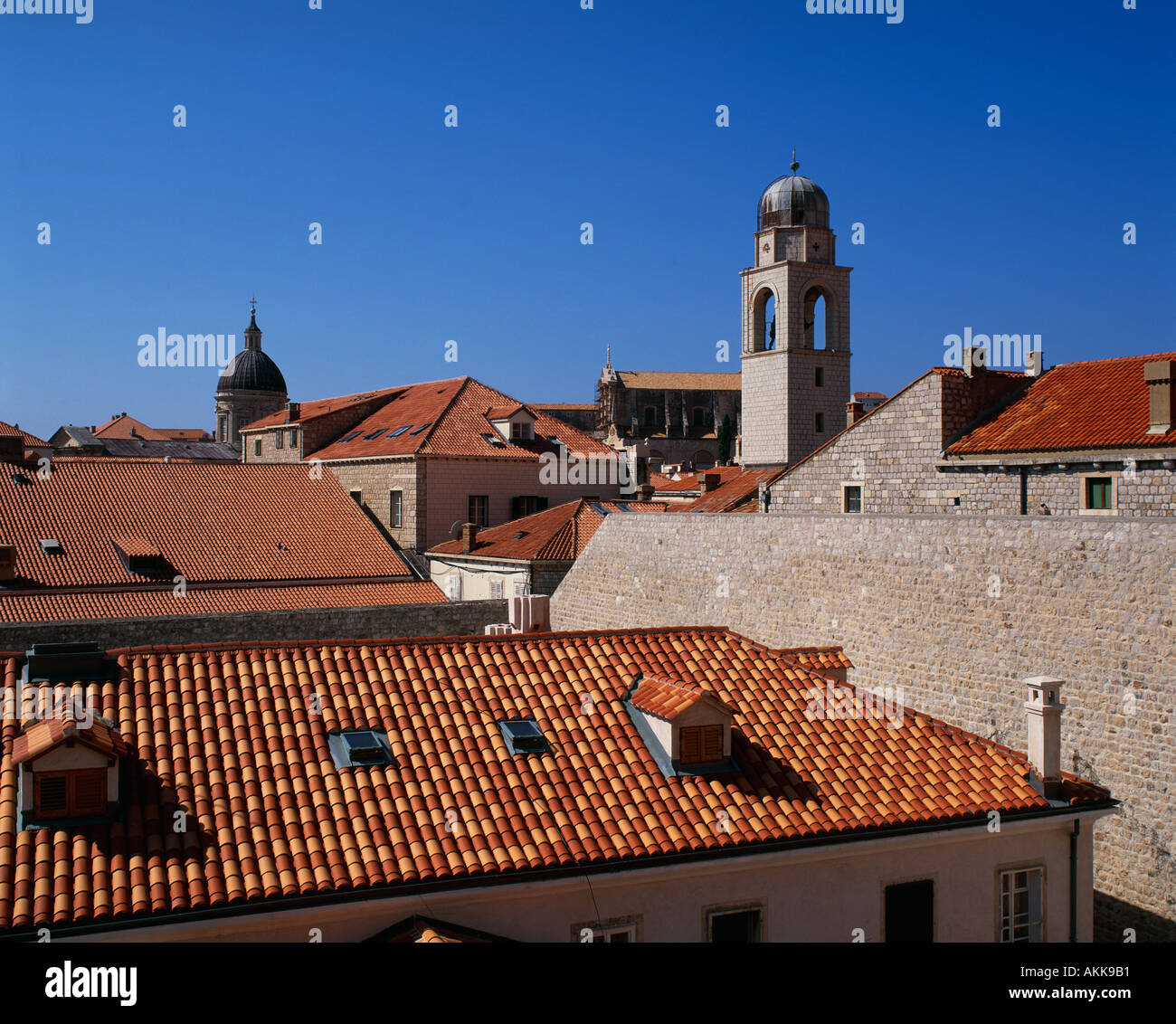 Rooftops Old Town Dubrovnik Croatia Stock Photo - Alamy