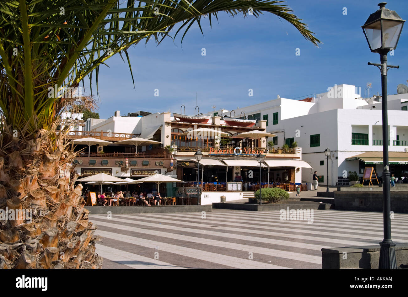 Puerto Del Carmen Old Town, Lanzarote Stock Photo - Alamy