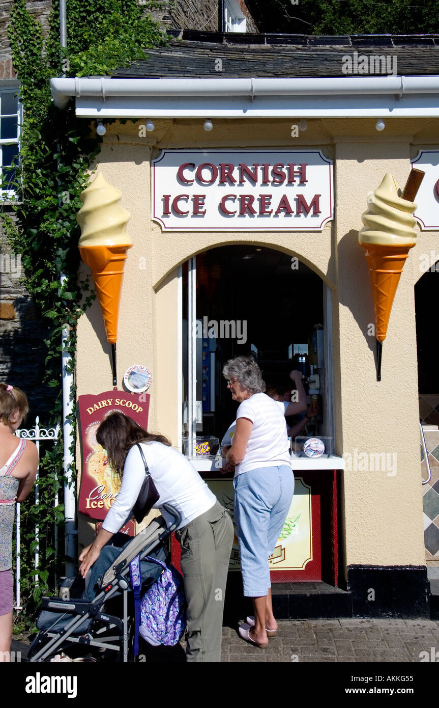 Cornish ice cream is nearly as famous in England as Italian ice cream Stock Photo Alamy
