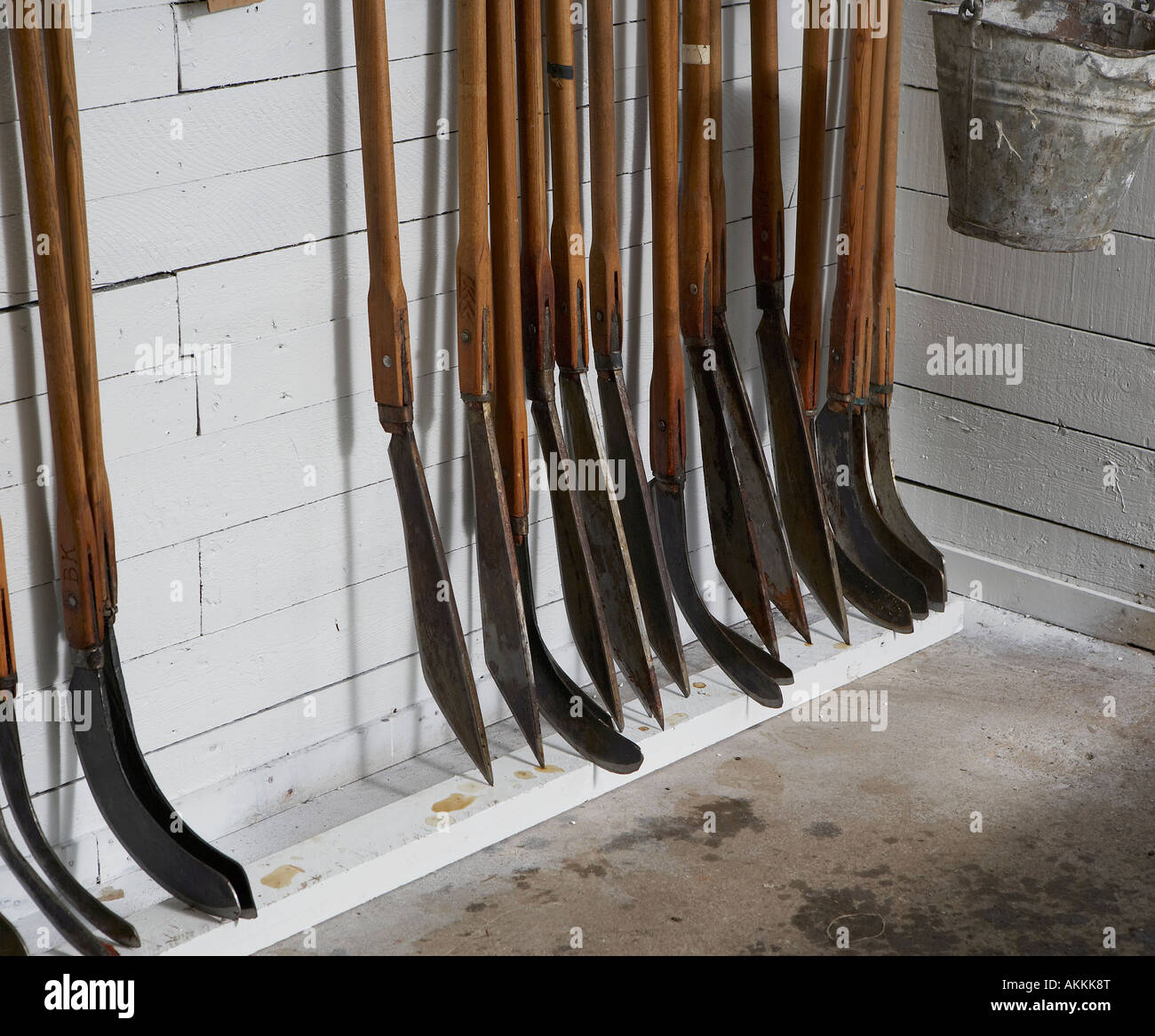Tools for Skinning Whales Stock Photo Alamy
