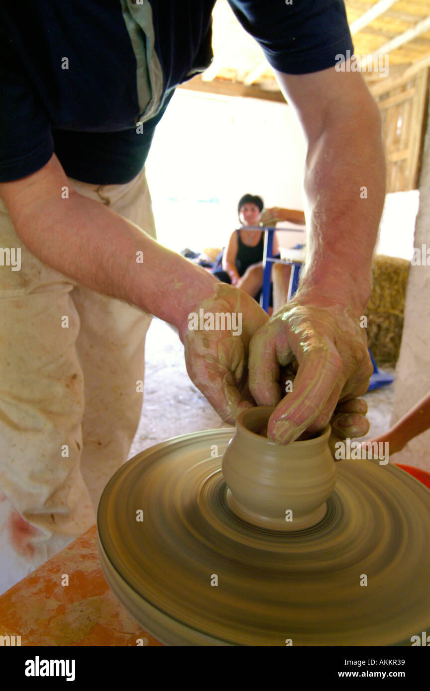 Pottery expert Stock Photo Alamy