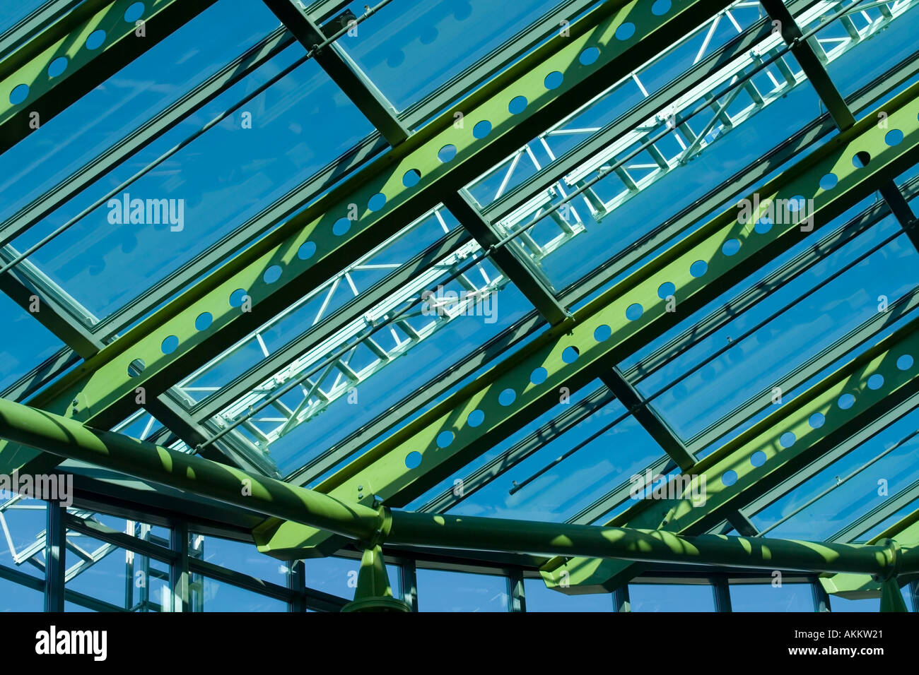 Steel Vaulted Ceiling Stock Photo 4906272 Alamy