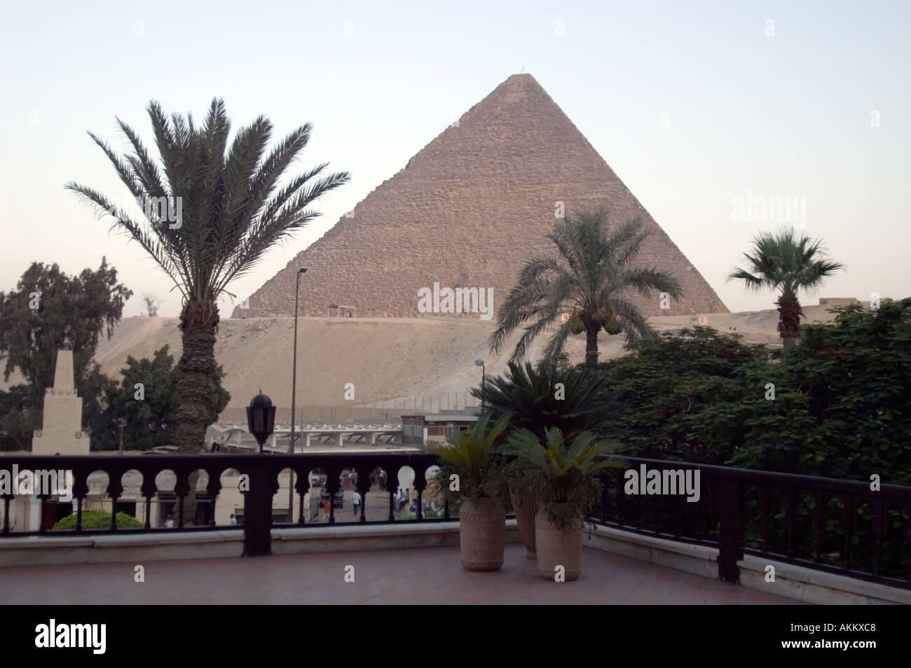 Pyramids at Ghiza Cairo Egypt Stock Photo