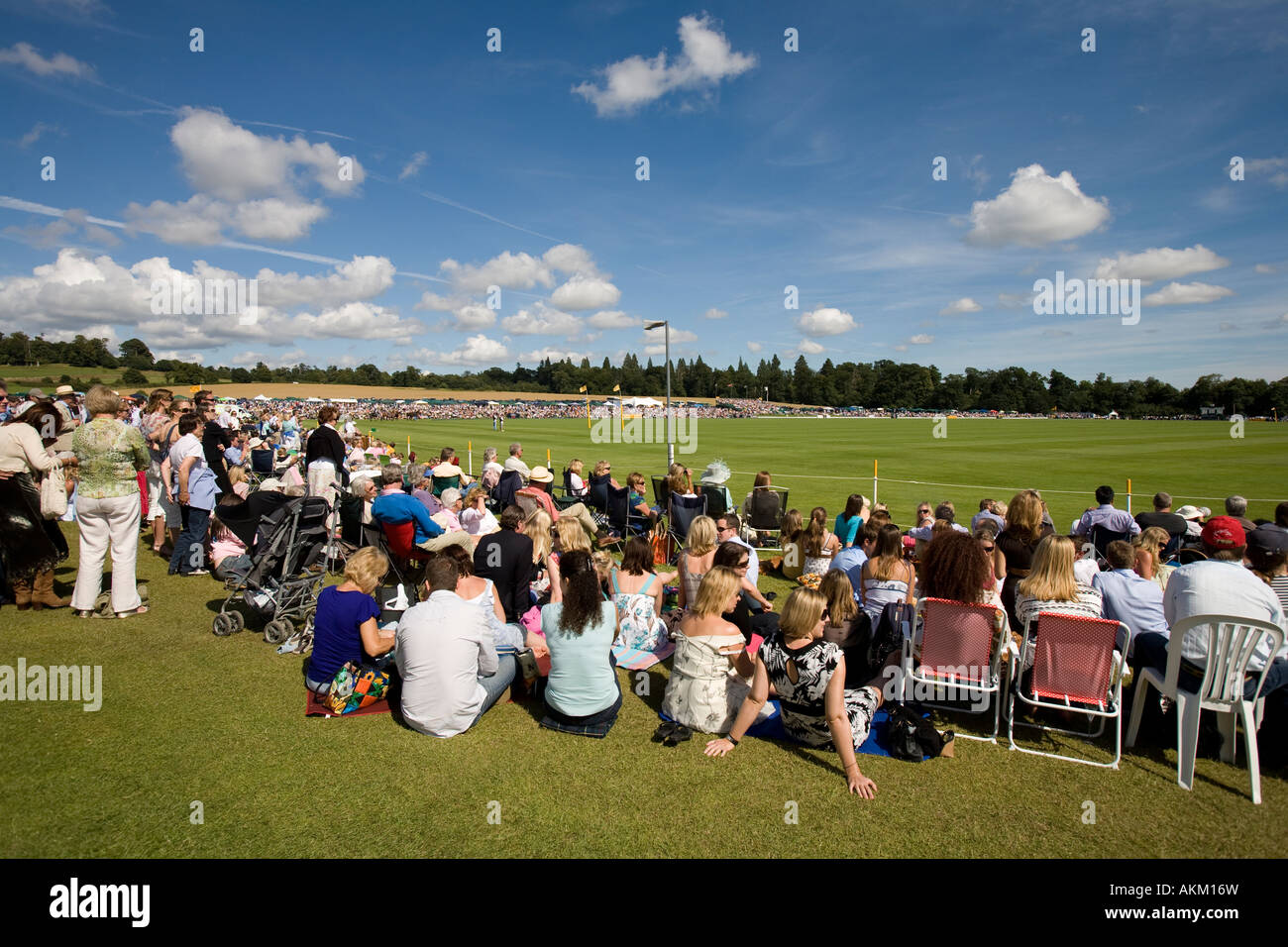 Cowdray Polo Park, Midhurst, West Sussex 2007 Stock Photo