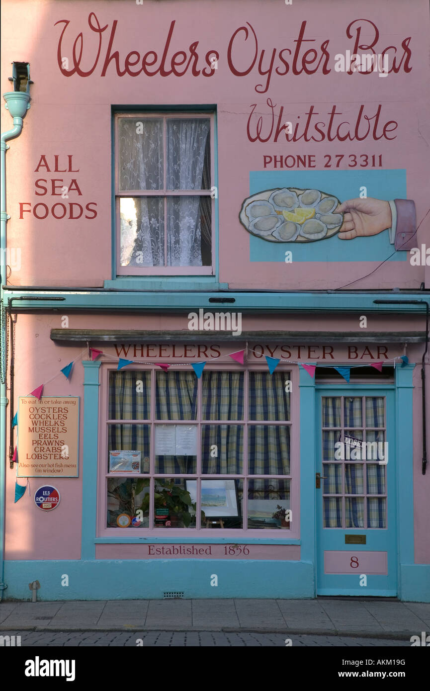 Wheelers Oyster Bar Whitsatble Kent England Exterior shot Stock Photo