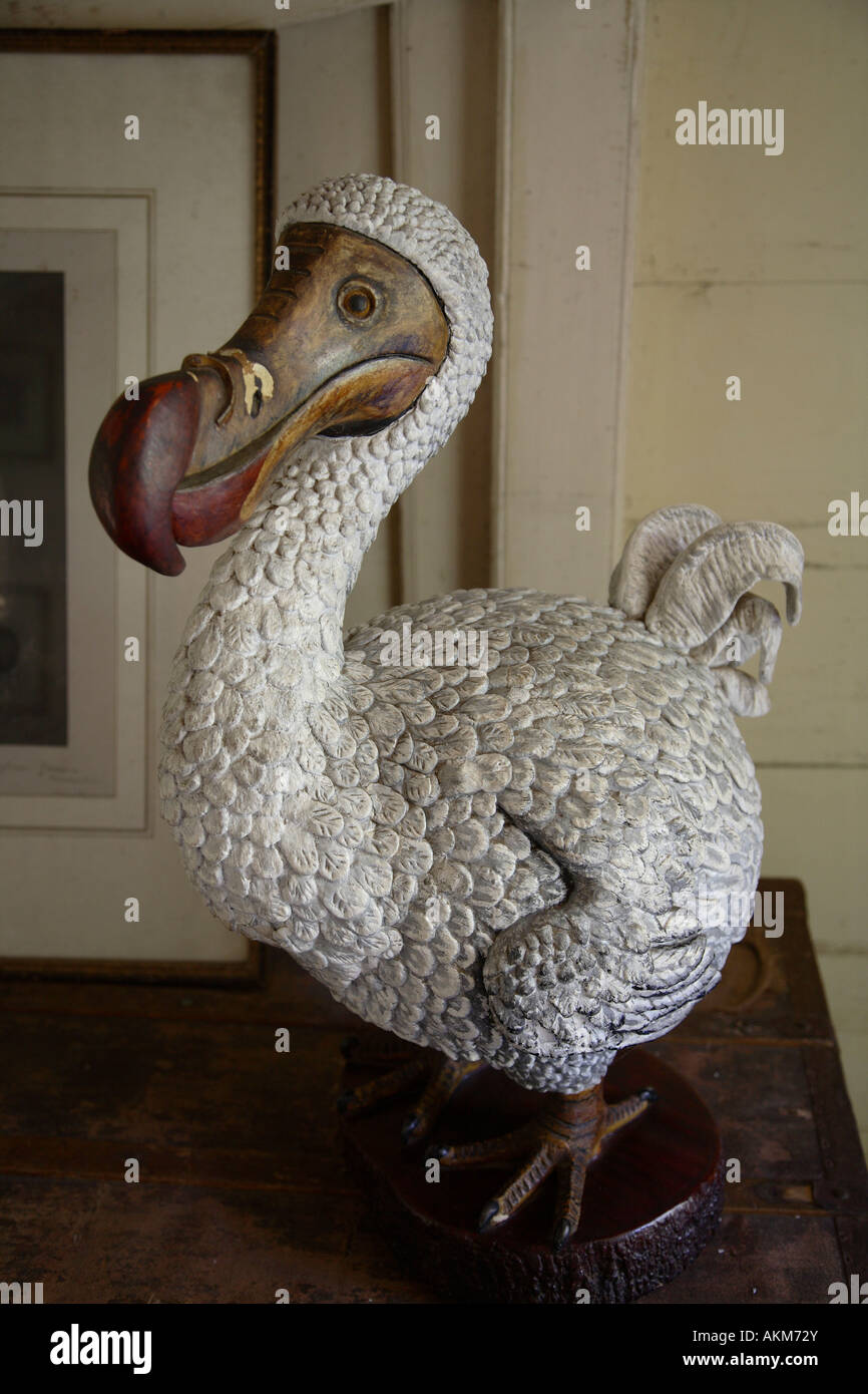 Mauritius Moka dodo extinct bird statue Stock Photo