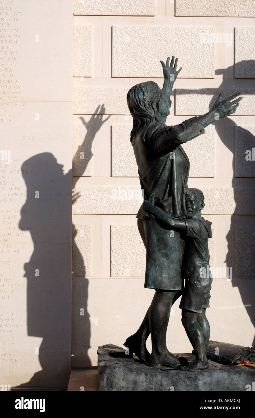 Armed Forces Memorial at National Memorial Arboretum, Staffordshire, England, UK Stock Photo