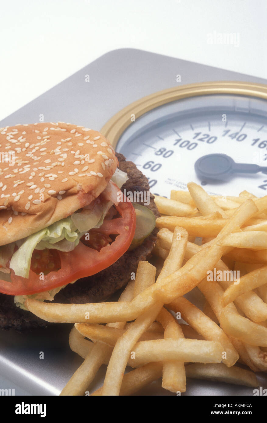 Greasy burger and fries hires stock photography and images Alamy
