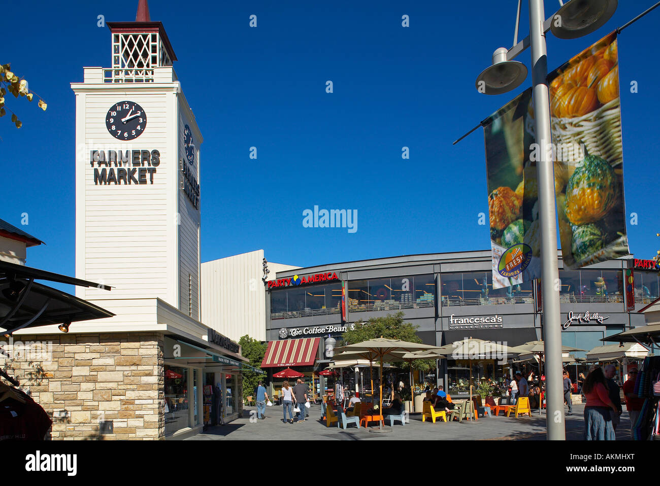 United States, California, Los Angeles, Beverly Hills, Original Farmers Market, grocery stalls and boutiques Stock Photo