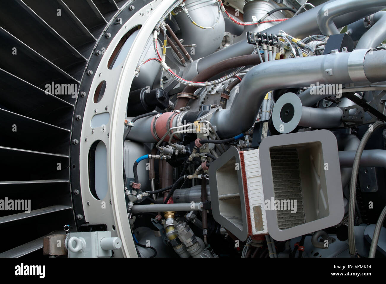 777 Jet Engine Close up 1 Stock Photo