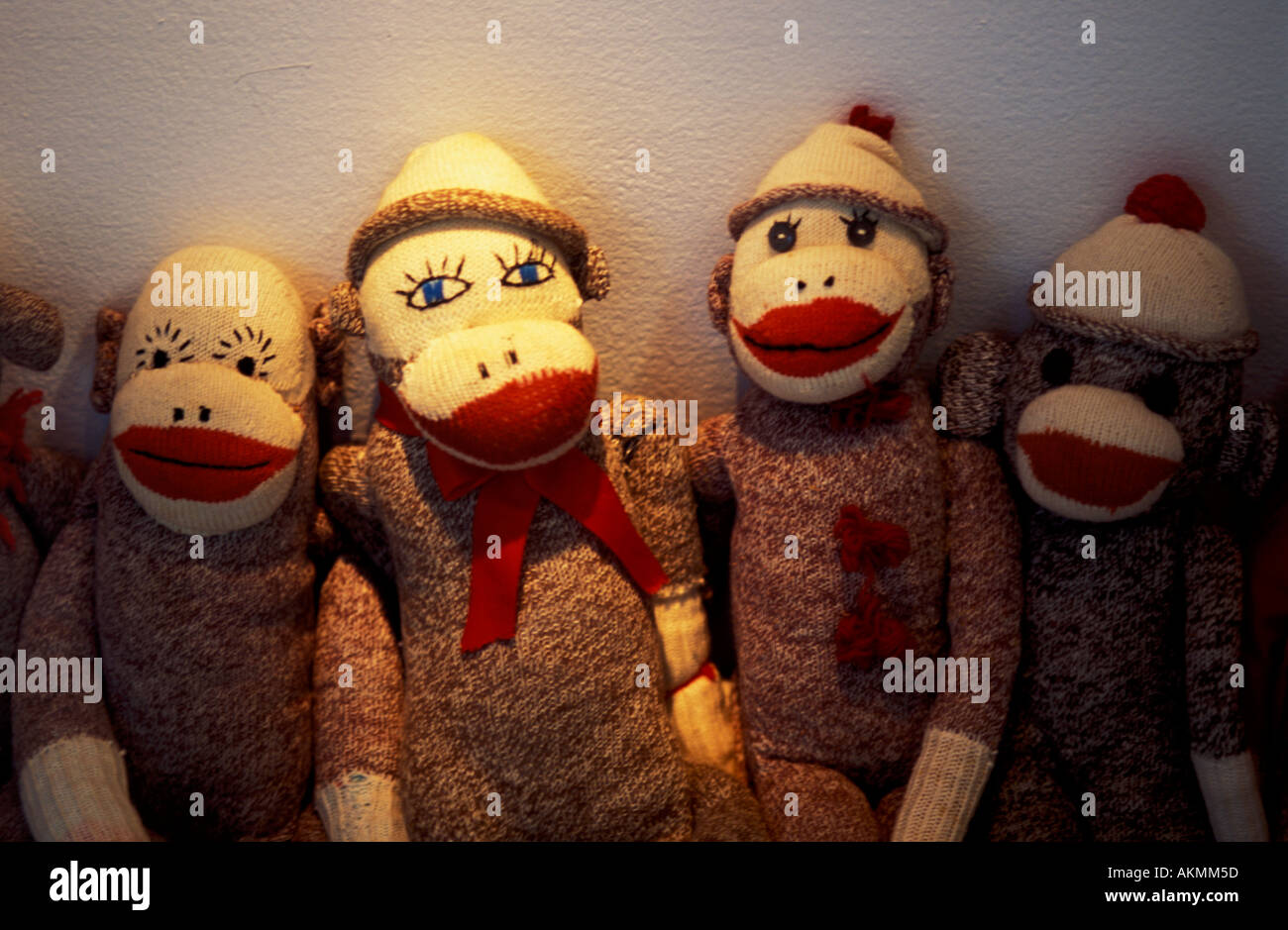 Sock Monkeys 1 Stock Photo