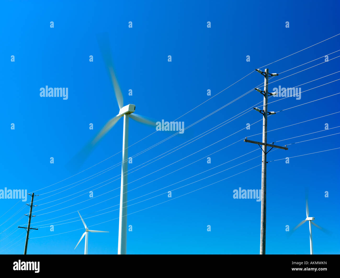 Canada Ontario Tiverton wind turbines used for generating electricity