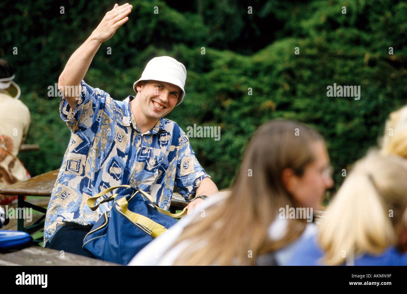 Beckon hand gesture hi-res stock photography and images - Alamy
