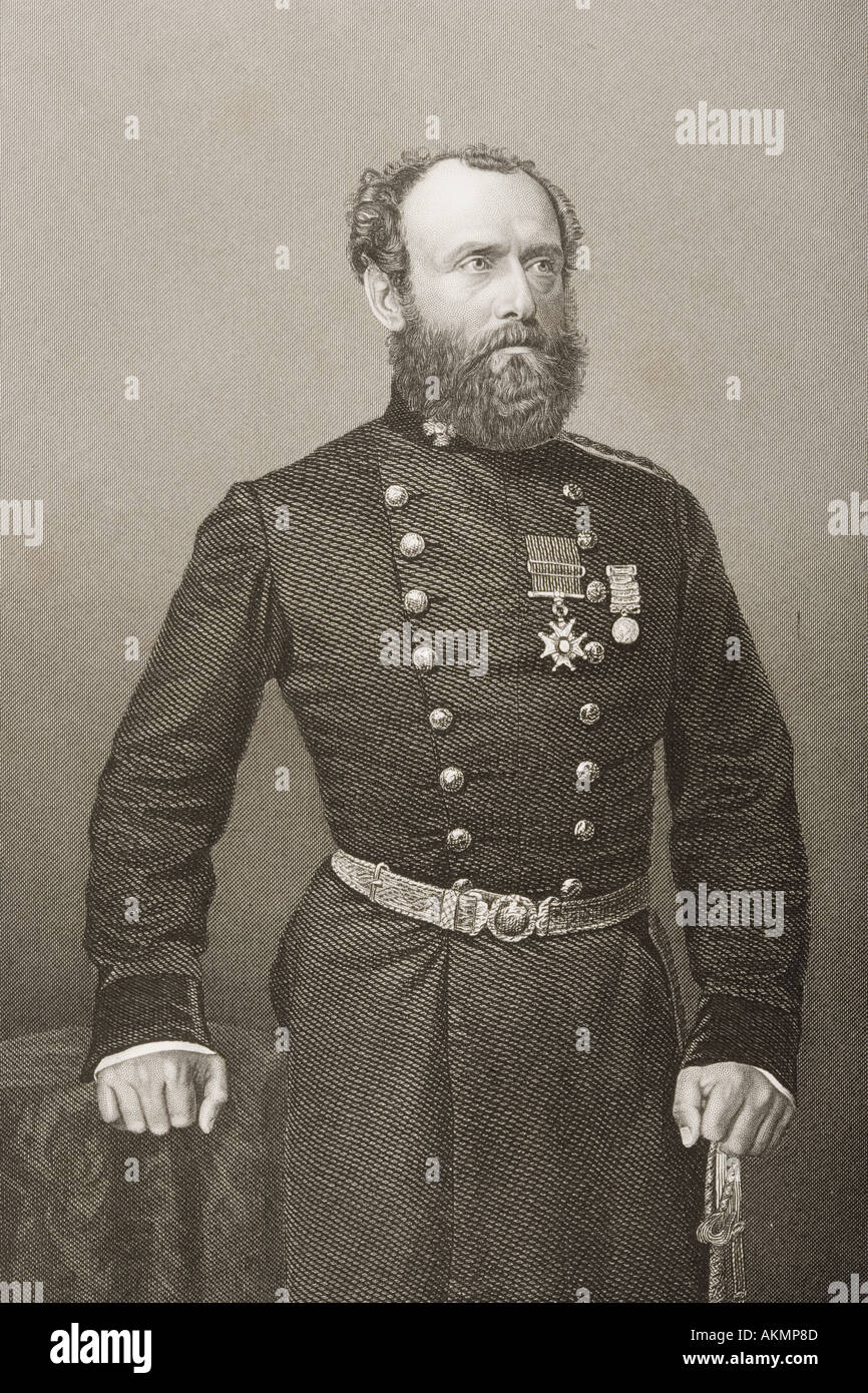 General Sir Charles Ash Windham, 1810 – 1870.  British Army officer and Liberal Party politician. Stock Photo