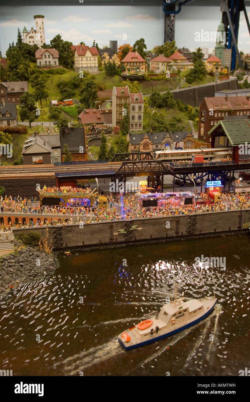 Part of the largest model railroad in the world the Miniatur Wunderland