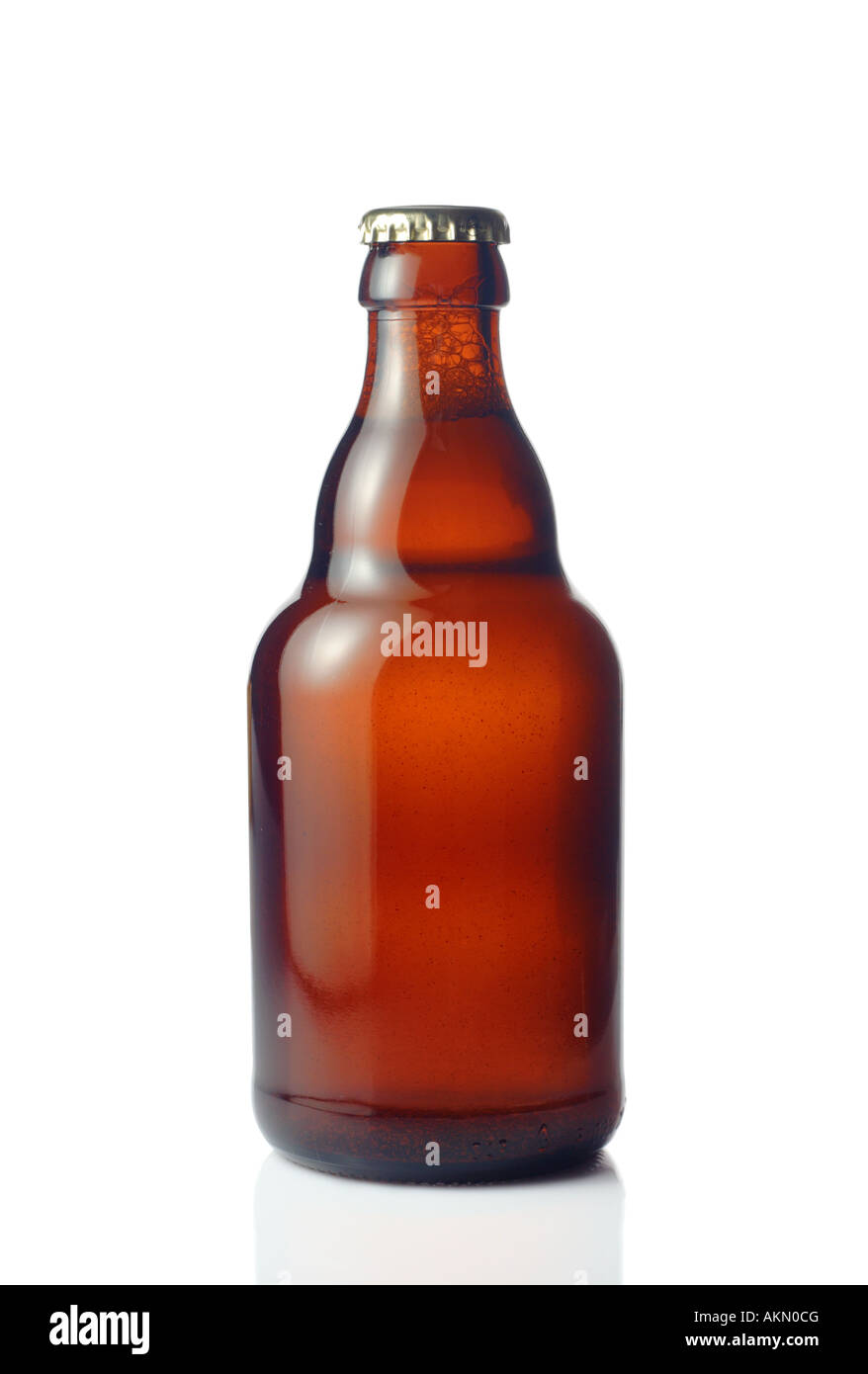 Chilled beer bottle on white hires stock photography and images Alamy