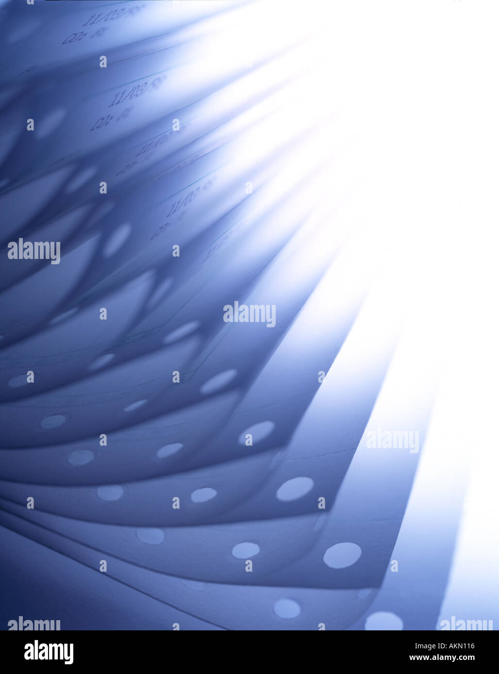 Paper work printout Stock Photo Alamy