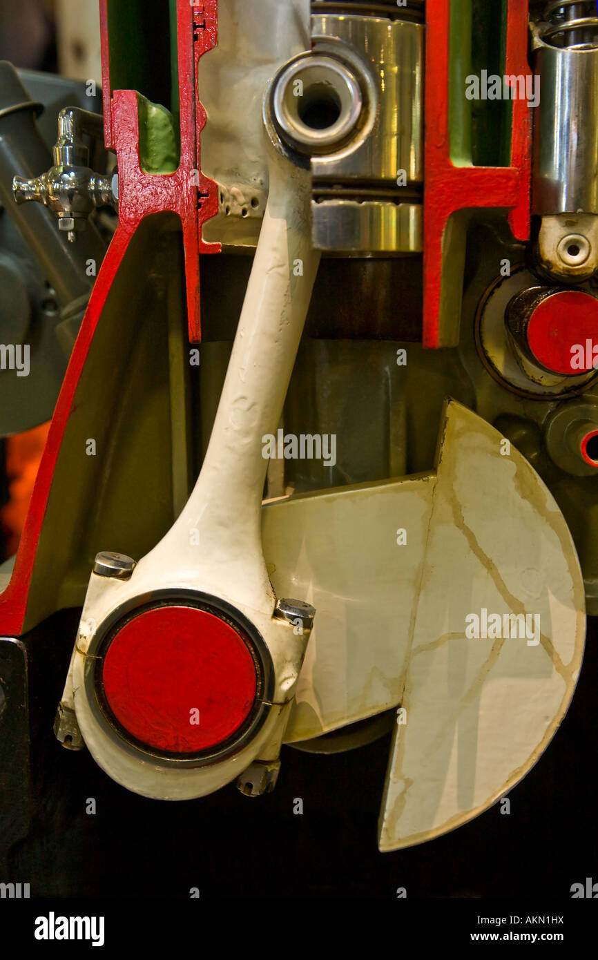 Principles in combustion engines Stock Photo