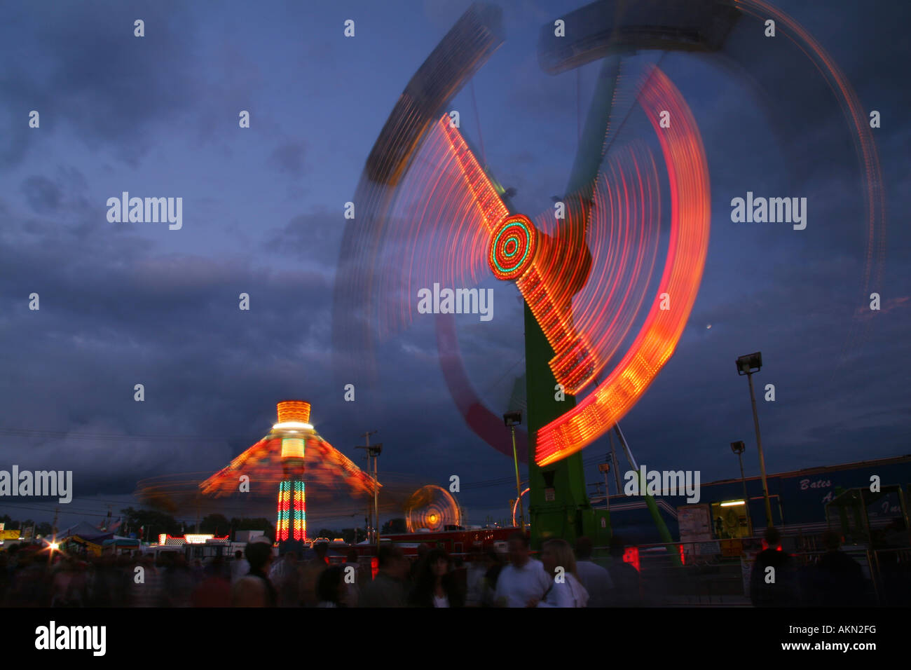 Carnival ride midway canfield fair hi-res stock photography and images ...
