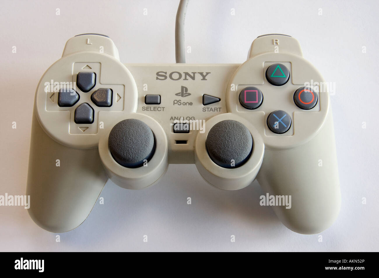 a Sony Playstation gaming pad Stock Photo